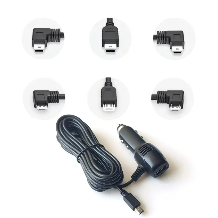 TBD0602321801_B1.webp 2 PCS Multifunctional Car Charger Fast Charging Driving Recorder Supply Line, Style: - Image 2