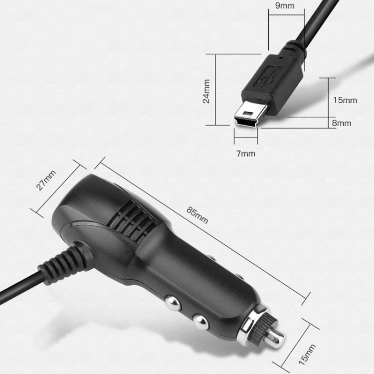 TBD0602321801_B3.webp 2 PCS Multifunctional Car Charger Fast Charging Driving Recorder Supply Line, Style: - Image 4