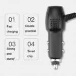 2 PCS Multifunctional Car Charger Fast Charging Driving Recorder Supply Line, Style: - Image 6