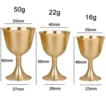 Bar Cocktail Whiskey Pure Copper Goblet - Image 3