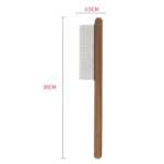 Cat Dog Solid Wood Comb For Removing Floating Hair Pet Cleaning Grooming Flea Comb - Image 7