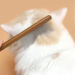 Cat Dog Solid Wood Comb For Removing Floating Hair Pet Cleaning Grooming Flea Comb - Image 6
