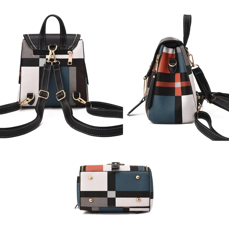TBD0602325701_B3.webp TFZ 959 PU Soft Leather Ladies Backpack - Image 4