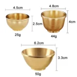 Pure Copper Thickened Water Cup For Buddha - Image 3
