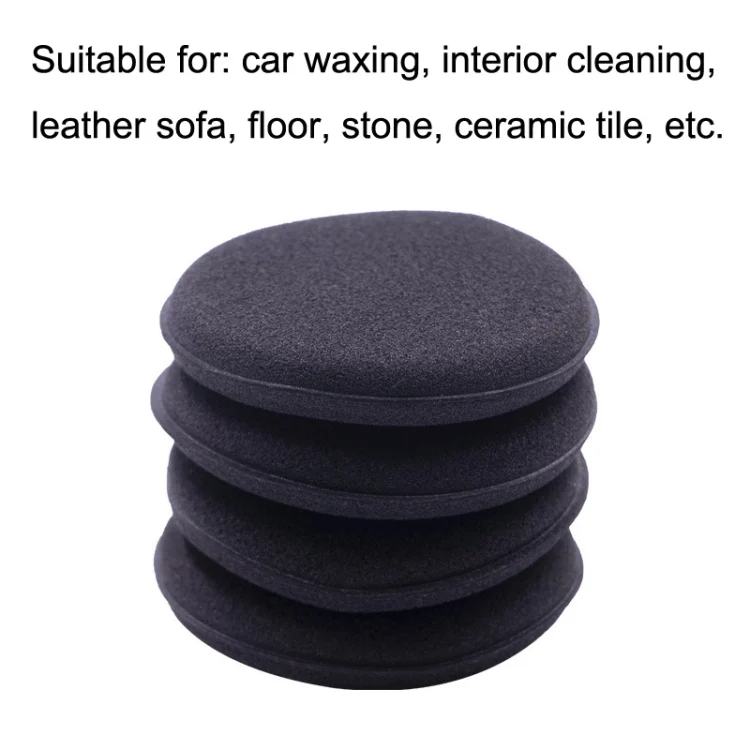 TBD0602326301_B3.webp 50 PCS Waxing Sponge Cars With Round Edge Car Washing Car Wax Maintenance Polished Sponge - Image 4