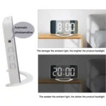 TS-8202 Multifunctional LED Vibration Mirroring USB Alarm Clock - Image 4