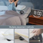 TS-8202 Multifunctional LED Vibration Mirroring USB Alarm Clock - Image 6