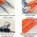 MYTEC Woodworking Decoration Drawing Metal Compass, Size: - Image 5