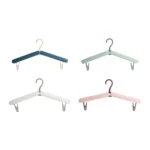 Travel Folding Hanger Portable Drying Rack With Small Clamps - Image 2