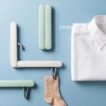 Travel Folding Hanger Portable Drying Rack With Small Clamps - Image 3