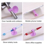 10 PCS Medium Silicone Door Suction Punch-free Door Handle Anti-collision Door Resistance - Image 5