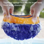 Retractable Curved Rod Soft Fur Car Wash Mop - Image 5
