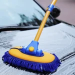 Retractable Curved Rod Soft Fur Car Wash Mop - Image 7