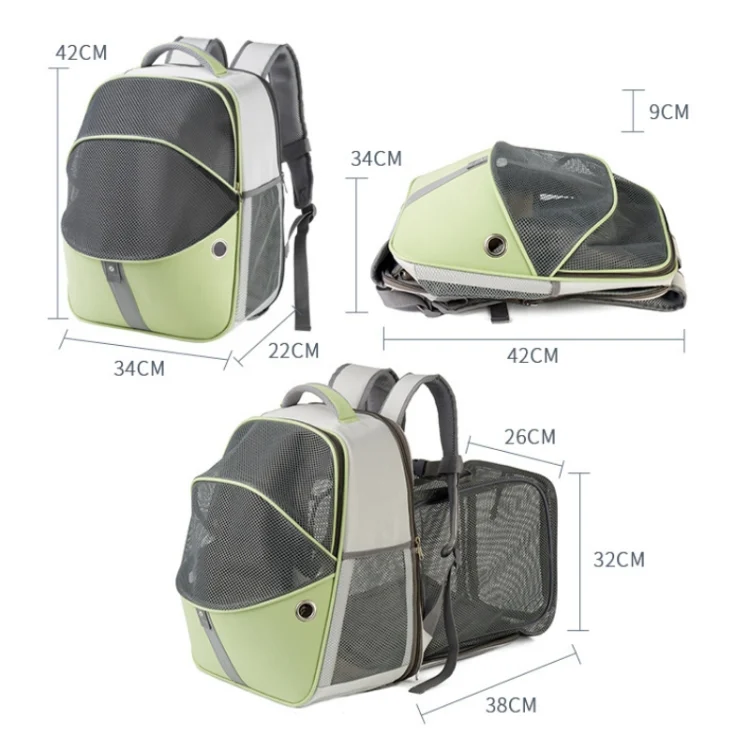 TBD0602347901_B2.webp LDLC QS-067 Outdoor Breathable Can Expand Portable Pet Bag - Image 3