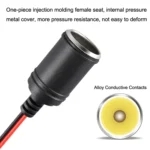 12-24V Car Cigarette Lighter Plug Extension Line, Cable Length 3.7m - Image 5
