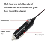 12-24V Car Cigarette Lighter Plug Extension Line, Cable Length 3.7m - Image 6