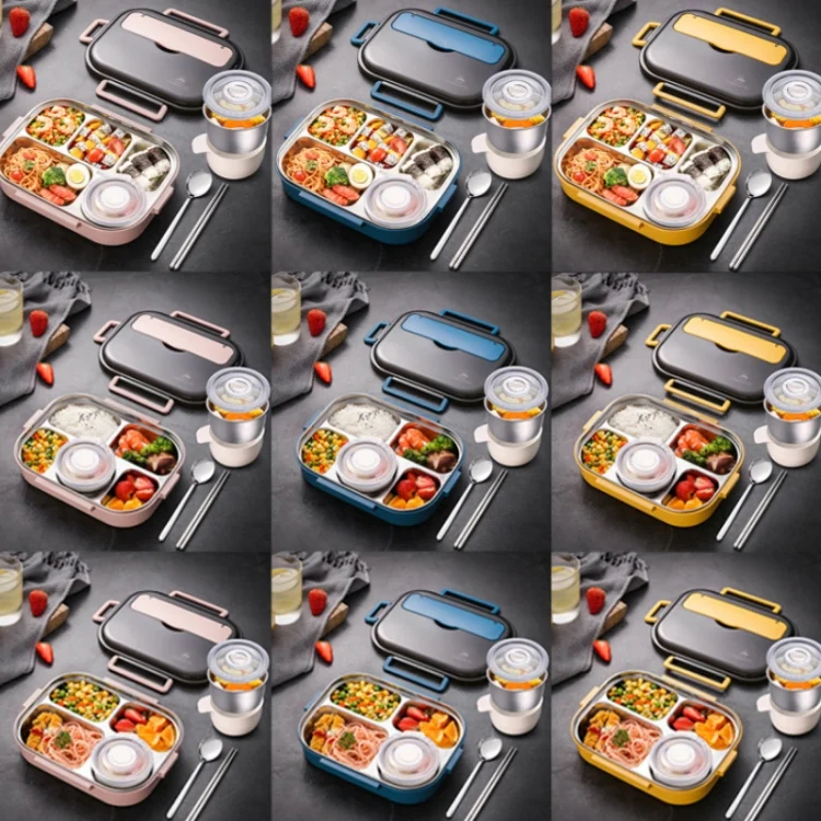 TBD0602354901_B1.webp 304 Stainless Steel Double-Layer Large-Capacity Portable Lunch Box - Image 2