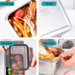 Refrigerator Refrigerated Storage Stainless Steel Airtight Crisper, Capacity: - Image 4