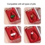 Imakara Mini Square Portable Sealed Medicine Cutter Dispenser Box - Image 6