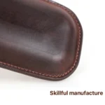 CONTACTS FAMILY 2 In 1 Portable Genuine Leather Cigar Humidor - Image 5