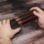 CONTACTS FAMILY 2 In 1 Portable Genuine Leather Cigar Humidor - Image 6