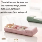 TR017 Portable Medicine Cutter Portable Mini 7 Days Sealed Separate Medicine Box - Image 5