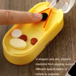 Home Convenient Transparent Tablet Divider Compartments Medicine Boxes - Image 4