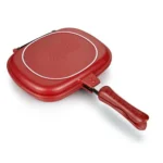 Household Pan Double Side Grill Fry Pan Cookware Double Face Pan - Image 2