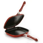 Household Pan Double Side Grill Fry Pan Cookware Double Face Pan - Image 3