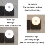 4 PCS LED Dimmable Energy-saving Plug-in Night Light, CN Plug - Image 3