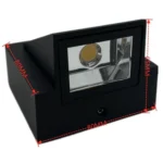 Outdoor Square Waterproof Wall Light - Image 3