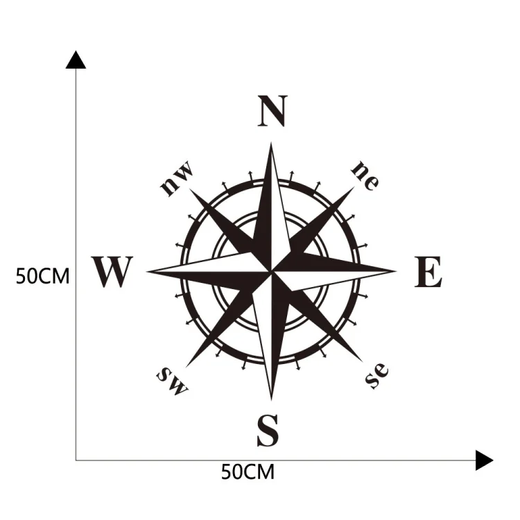 TBD0602377901_B1.webp D-336 Car Compass Graphic Sticker Hood Car Body Universal Sticker - Image 2