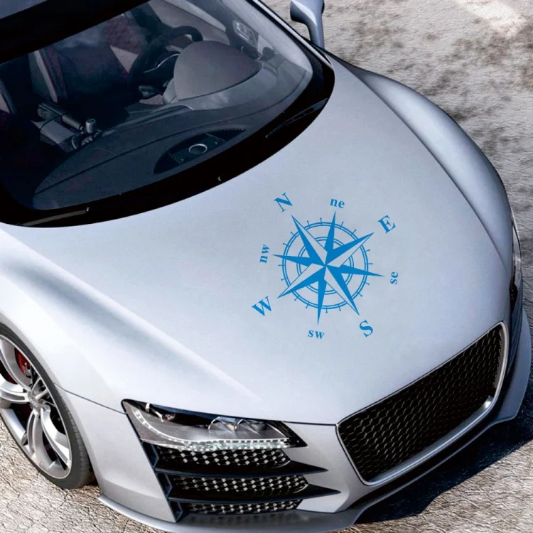 TBD0602377901_B2.webp D-336 Car Compass Graphic Sticker Hood Car Body Universal Sticker - Image 3