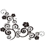 D-908 Summer Flower Totem PVC Car Hood Sticker - Image 5