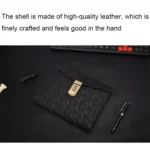 WZJZ0114 A5 Imitation Leather Thickened Password Notebook - Image 4
