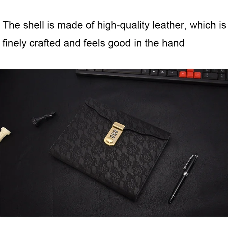 TBD0602380801_B3.webp WZJZ0114 A5 Imitation Leather Thickened Password Notebook - Image 4