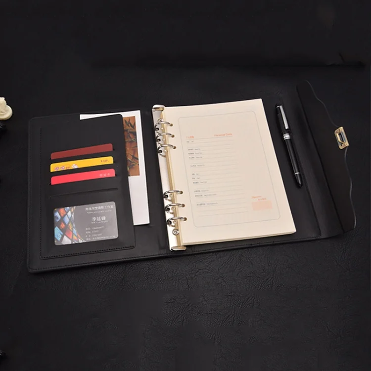 TBD0602380801_B6.webp WZJZ0114 A5 Imitation Leather Thickened Password Notebook - Image 7