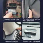 Wireless Car OBD Speed Water Temperature Raising Instrument Panel HD Projector - Image 7