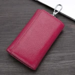 TP-9090K Genuine Leather Multifunctional Tri-Fold Key Coin Purse