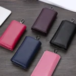 TP-9090K Genuine Leather Multifunctional Tri-Fold Key Coin Purse - Image 2