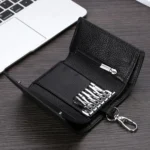 TP-9090K Genuine Leather Multifunctional Tri-Fold Key Coin Purse - Image 6