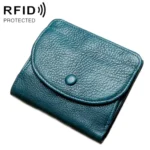 TP-195 Genuine Leather Natural Tumbled Buckle Coin Purse