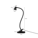 668A001 USB 360 Degree Bend Hose Desk Lamp, Spec: - Image 3