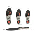Sports And Casual Insoles TPE Shock Absorption Massage Arch Support Insoles, Size: S - Image 3