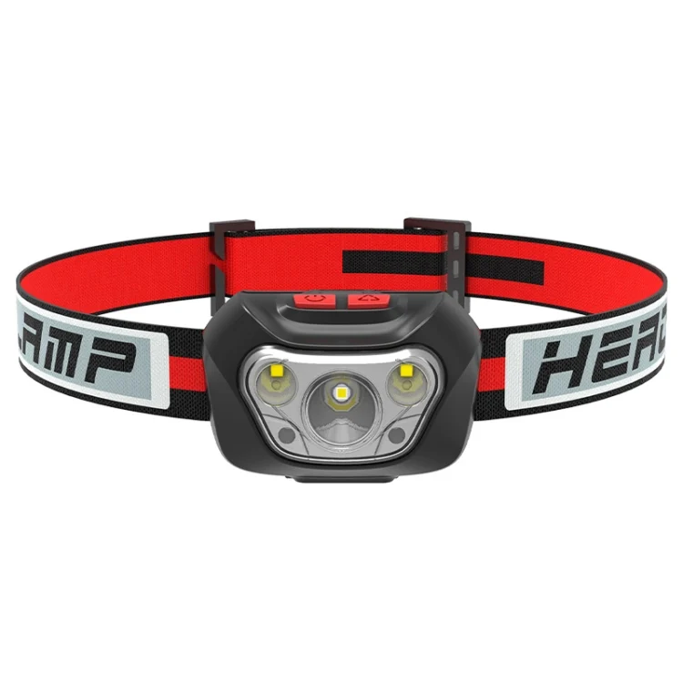 Outdoor Glare Small Headlight Plastic Fishing Head Wearing Light