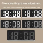 LED Bedside Alarm Clock Battery Plug-In Dual-Purpose Clock - Image 5