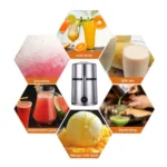 Home Manual Broken Ice Machine Plastic Shaved Smoothie Ice Machine - Image 6