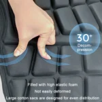 Shock Absorption Heat Insulation Breathable Motorcycle Seat Cushion, Style: - Image 3