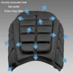 Shock Absorption Heat Insulation Breathable Motorcycle Seat Cushion, Style: - Image 4