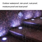 2 PCS 20LEDs Outdoor Waterproof Solar Garden Light Lawn Buried Light - Image 5